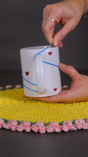 Unbelievable Rubber Band Magic with a Mug! 🤯
