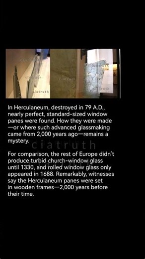 2000 years old prefect glass