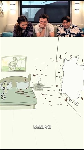 Tom Holland reacts to viral animation video||P.T:24||#tomholland #funnyreaction#animation