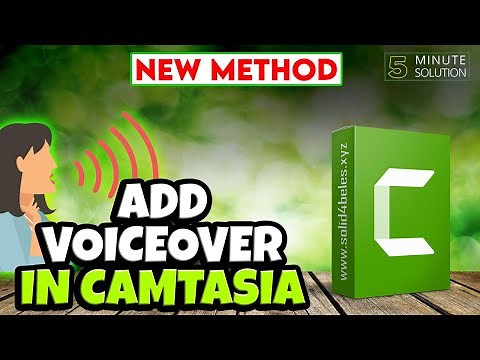 How to add voiceover in camtasia [Updated] Record Voice Narration