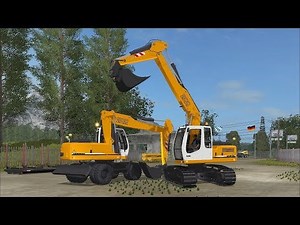 Farming Simulator 17 Mods - Liebherr 900C Excavator Pack