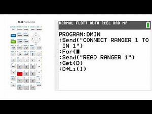 Calculating distances with TI-Innovator ™ Hub, TI-83 Premium CE and Ranger (Part 3)