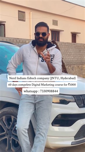 P Krishna Chaithanya Reddy on Instagram: "Nerd Indians offering complete Digital Marketing course @ ₹1000 | Whatsapp : +91 7330908844"