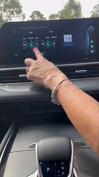 Chery Tiggo set time/date manually