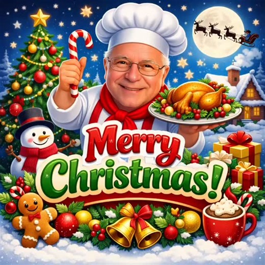 🎄 Merry Christmas from my kitchen to yours! 👨‍🍳 Wishing you good food, full hearts, and plenty of holiday cheer. Thanks for being part of this amazing food community — I’m grateful for you ❤️ #MerryChristmas #ChefBryan #CookingWithChefBryan #HolidayCheer #FoodBringsUsTogether FromMyKitchenToYours | Chef Bryan