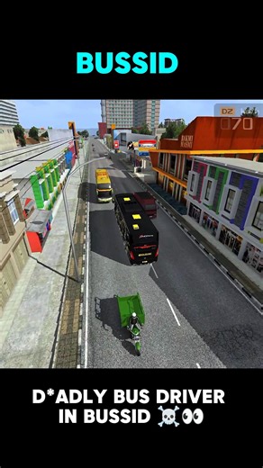 D*ADLY BUS DRIVER IN BUSSID 🔥👀 #shortsfeed #bussid #bussidindonesia