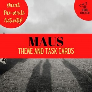 MAUS Theme and Task Cards | Discussion Activity for MAUS