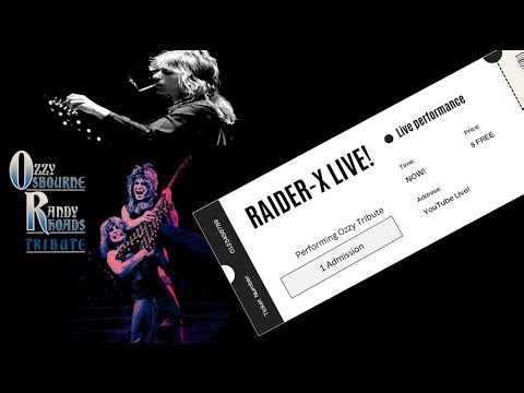 The ICONIC Randy Rhoads & Ozzy Tribute Album - Playing It All Live! Raider-X and AshSlay Live!