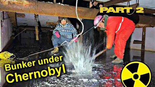 Exploring the Chernobyl bunker on ice skates and diving beneath the reactor part 2