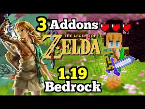 🟢 3 ZELDA Addons for Minecraft PE 1.19.X! | Maestra Sword Addon for Minecraft Bedrock!!