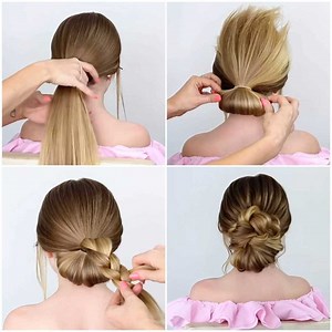 Gorgeous 2-minute braided chignon!😍 | MetDaan