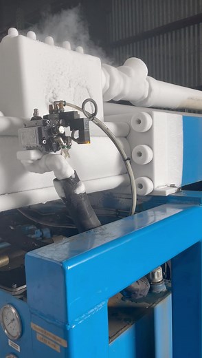 33 reactions · 3 comments | How Dry Ice is Made What Is Dry Ice? Dry ice is made by liquefying carbon dioxide and injecting it into a holding tank, where it’s frozen at a temperature of -109° F and compressed into solid ice. Depending on whether it’s created in a pelletizer or a block press, dry ice can then be made into pellets or large blocks. | Complete Welders Supply | Facebook