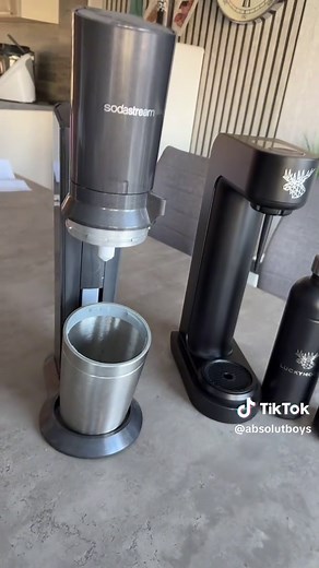 Der vergleich der Wassersprudler #wasser #soda #stream