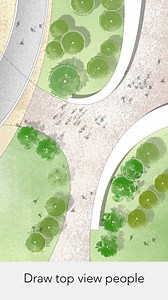 6.3K views · 216 reactions | Watercolor style landscape plan rendering #landscapedesign #landscapearchitecture #landscapearchitecturestudent | Land.Space Architecture | Facebook