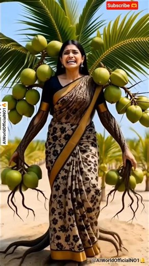 Girl Turns Into Tree… What Happened Next Is Crazy 🌴😱#shorts #viral #ai #aivideo #transformation