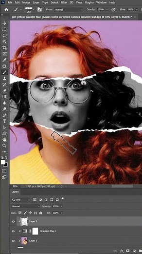 Torn Paper Effect in Photoshop Tutorial