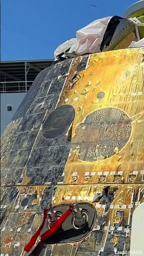 Artemis II Capsule Close-Up #space #artemisii #nasa #moon