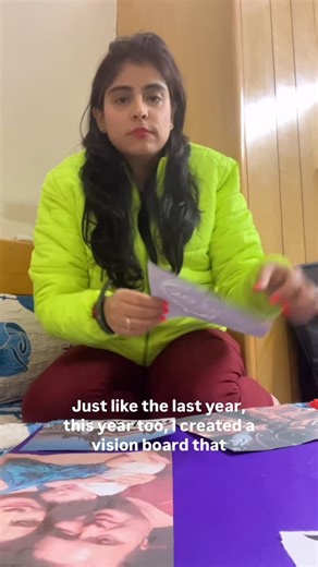 Khushboo Arora | Manifestation Coach on Instagram: "Just like the previous year, I consciously created a vision board for this year as well—one that supports me in manifesting my desired reality in 2026. Step 1: Getting Clear on My Desires Before creating the vision board, I first wrote down everything I truly want to manifest in different areas of my life. I allowed myself to be honest, specific, and aligned. Some of my key intentions included: • Building strong financial investments and assets