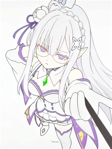 Emilia is always beautiful in every trend ❤️ #rezero #anime #animeedit #tik_tok #karmasqd #niersqd #rekomendasifilm #rek #editingnews ・ Upload Method → @editingnews.com