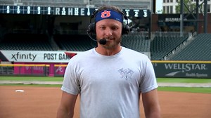 Donaldson on his card collection