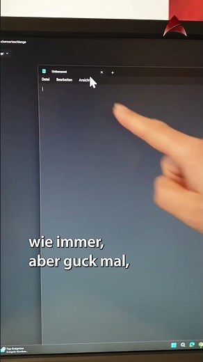 Windows - Editor mit Reitern