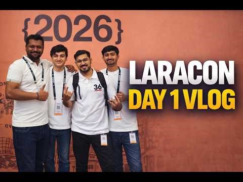 Laracon 2026 Vlog #1 – Laravel Community, Talks & Moments