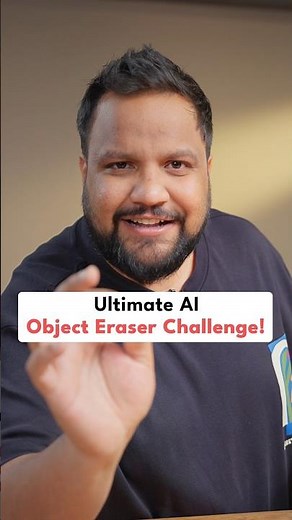 Ultimate AI Object Eraser Challenge! #shorts