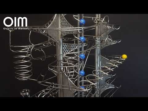 Kinetic Art - Rolling Ball Sculpture: "Vezha"