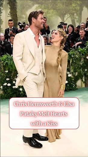 Chris & Elsa OWN the Red Carpet at Met Gala 2024
