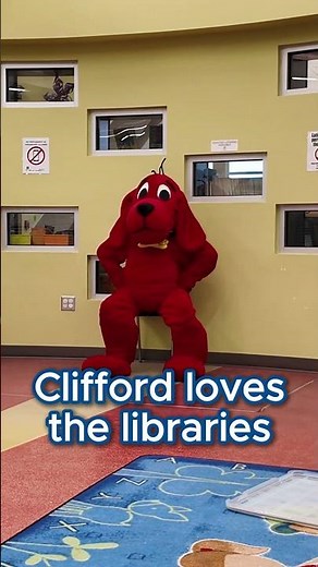 Clifford Visited Silver Spring Library #readacrossamerica #readingfun