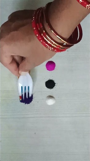 Simple rangoli|Satisfying rangoli |Easy Rangoli Tricks and tips| ASMR #rangoli#satisfying#asmr#viral