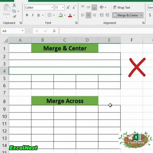 Excel Tutorial: Merge Cells Across in Excel‪@MicrosoftExcelacademy7‬