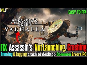 Fix Assassin’s Creed Valhalla Not Launching, Freezing & Crashing (2026) ❌🎮