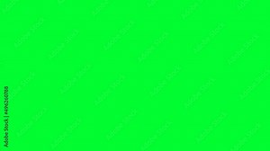 Easter colorful eggs slide down animation on the green screen Seamless Loop Animation in 4K.