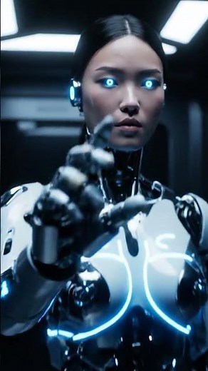 Humanoid Cyborg Emerges from Charging Pod | Sci-Fi Android Awakening 4K #robot #ai