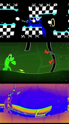 Geometry dash Rainbow Friends Intro Logo Sponsored by Klasky Csupo 2001 Effects