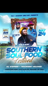 Arkansas I’m ready to sang and party with you! Only 4 more days to buy tickets!! https://www.eventbrite.com/e/southern-soul-food-festival-tickets-1299528507749?aff=oddtdtcreator | Myia B Music
