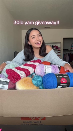 thank you to everyone who participated in the giveaway 🥳🧶 #xinecrochets #crochet #yarn #yarnhaul #crochetproject