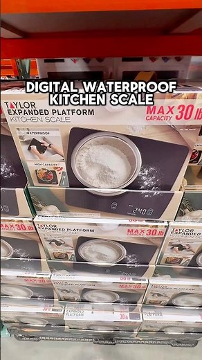Costco NEW Kitchen Find: Taylor Waterproof Digital Kitchen Scale!#costcofinds #kitchenscale