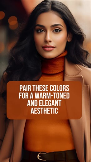 Warm Color Combination for Elegance