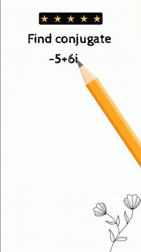 😮How to find conjugate of complex number|complex number #math #complexnumbers #polarform