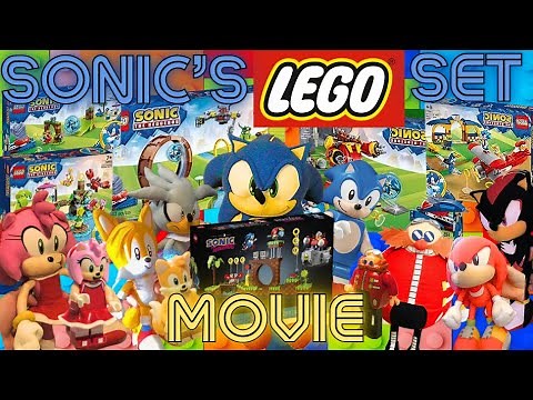 Sonic Plush: Sonic's Lego Set Movie (Donnie Plush Productions)