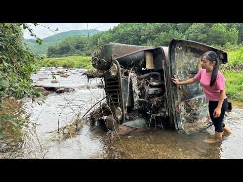 FULL VIDEO: Girl Takes the Challenge of Restarting an Abandoned Jeep - Jeep Restoration