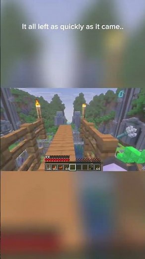 Minecraft tutorial world.