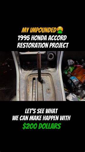 Taha Ali on Instagram: "$150 dollars into the car, $200 to play with , what do you guys think we’ll be able to do with this? - - - @honda_tv @honda @vtec_showoff @vtec_kings @rustoleum #explore #budget #honda #95 #jdm #cars #rustoleum #sanding #prep #satisfying #painting #accord #restoration"