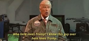 Alec Baldwin Returns To ‘Saturday Night Live’, Battling Green Aliens & Innuendo