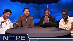 13K views | To celebrate the release of Jordan Peele's new horror comedy "Nope," we tested the cast — Keke Palmer, Daniel Kaluuya, Steven Yeun, and Brandon Perea — to see if they'd actually survive a Jordan Peele movie, with all it's twists and turns! They barely made it through the first question without laughing, so you'll have to watch the video to see if they made it to the end! #Nope #KekePalmer #JordanPeele | BuzzFeed Celeb | Facebook