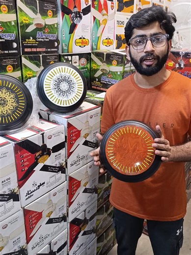 AC DC ceiling fan low electricity consuming copper motor only 6500 2 year warranty 1 year kit warranty 03486538533 #bmelectronics #samundri #fan #celingfan #acdcfan