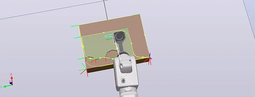 ABB工业机器人仿真软件Robotstudio，焊接离线模拟仿真运行。