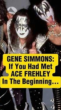 Gene Simmons Talks About Early Ace Frehley KISS #classicrock #kiss #heavymetal